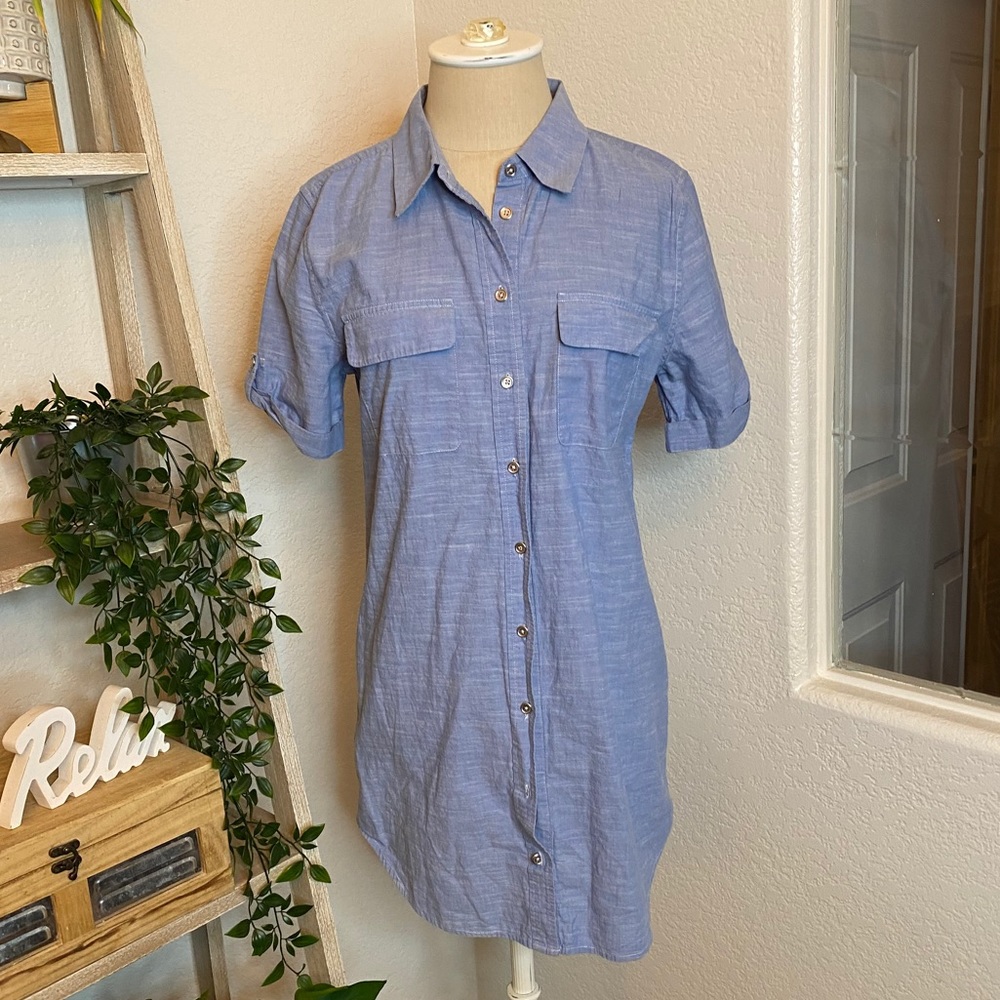 Equipment Button Down Mini Dress - image 3